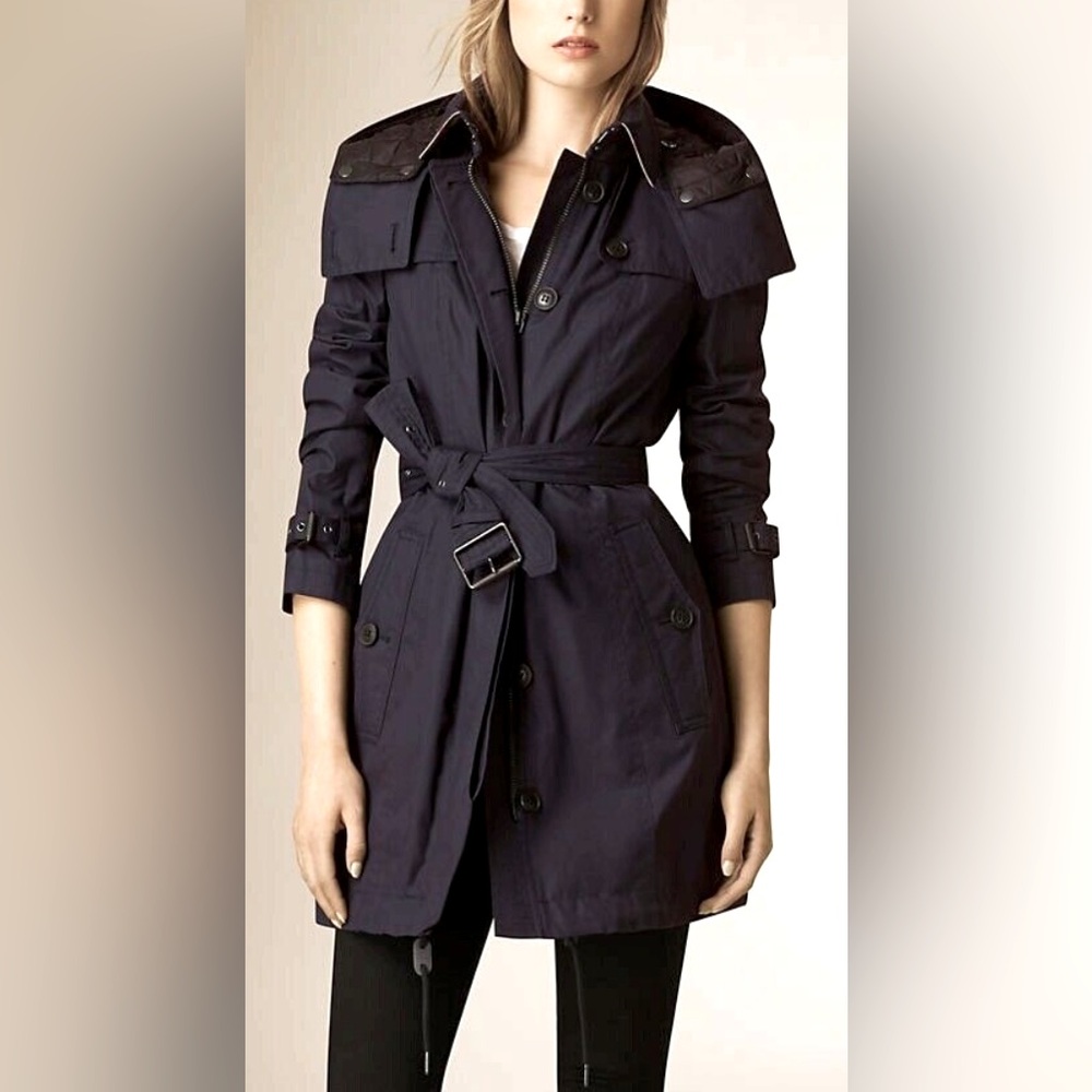 Burberry Brit Fenstone Nova Check Trench Coat